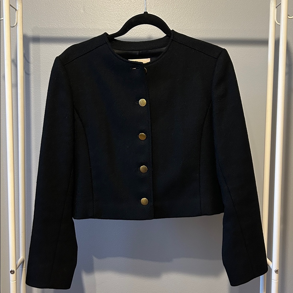 Pendleton Black Blazer with Gold Buttons